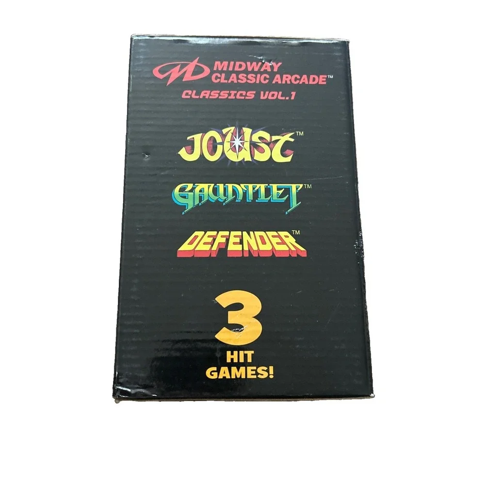 Midway Classic Arcade Plug & Play TV 3 Game Joust Defender Gauntlet 2 Vol 1 New